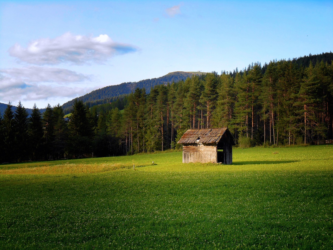 Namelis, Kalnas, Kalnų Sodas, Gamta, Kalnai, Kraštovaizdis, Medžiai, Žalias, Rąsto Nameliai, Ruduo