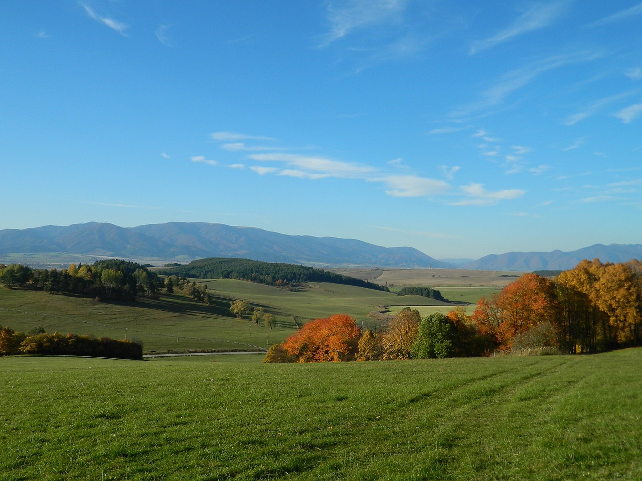 Šalis, Slovakija, Peržiūros, Ruduo, Saulė, Dangus, Turiec, Pievos, Laukai, Nemokamos Nuotraukos