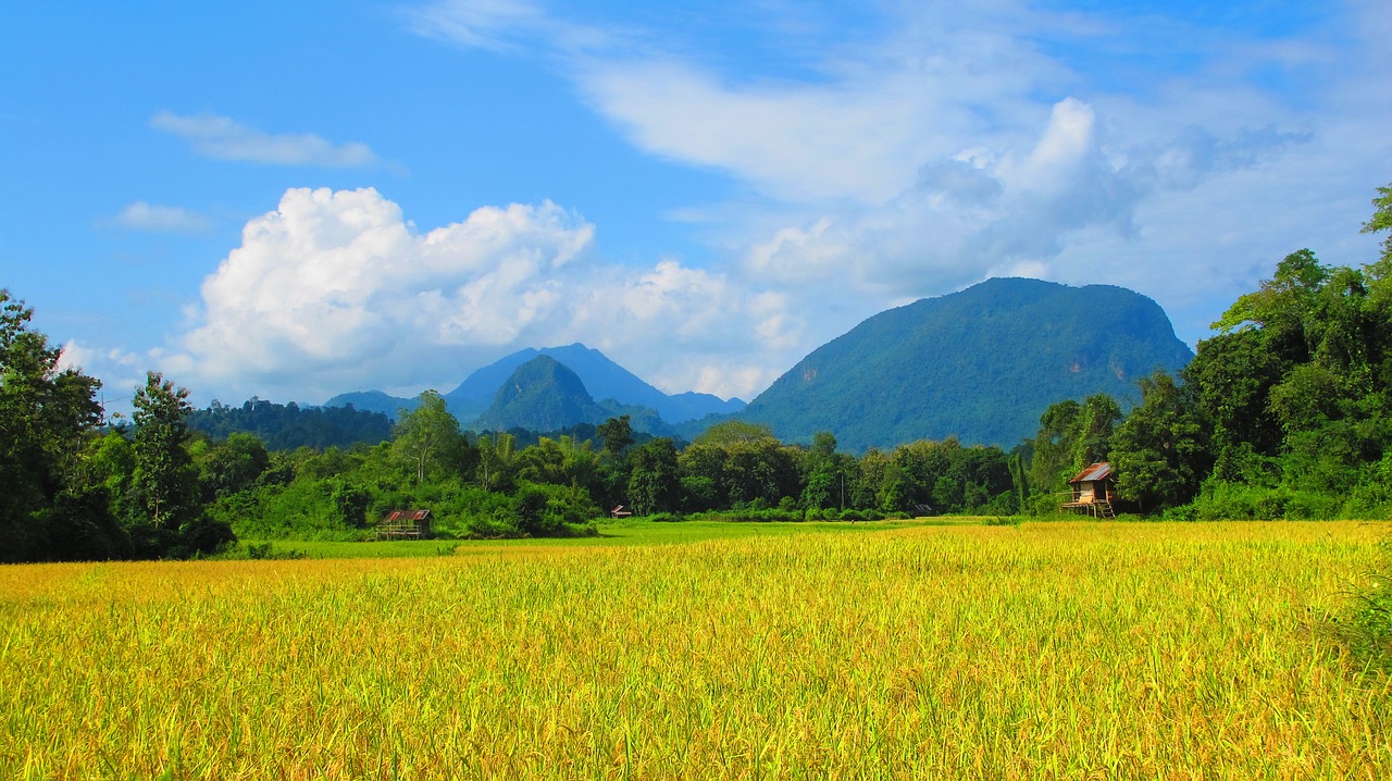 Šalies Pusė, Laosas, Laukas, Gamta, Ūkis, Kraštovaizdis, Kalnas, Žemdirbystė, Indochina, Nemokamos Nuotraukos