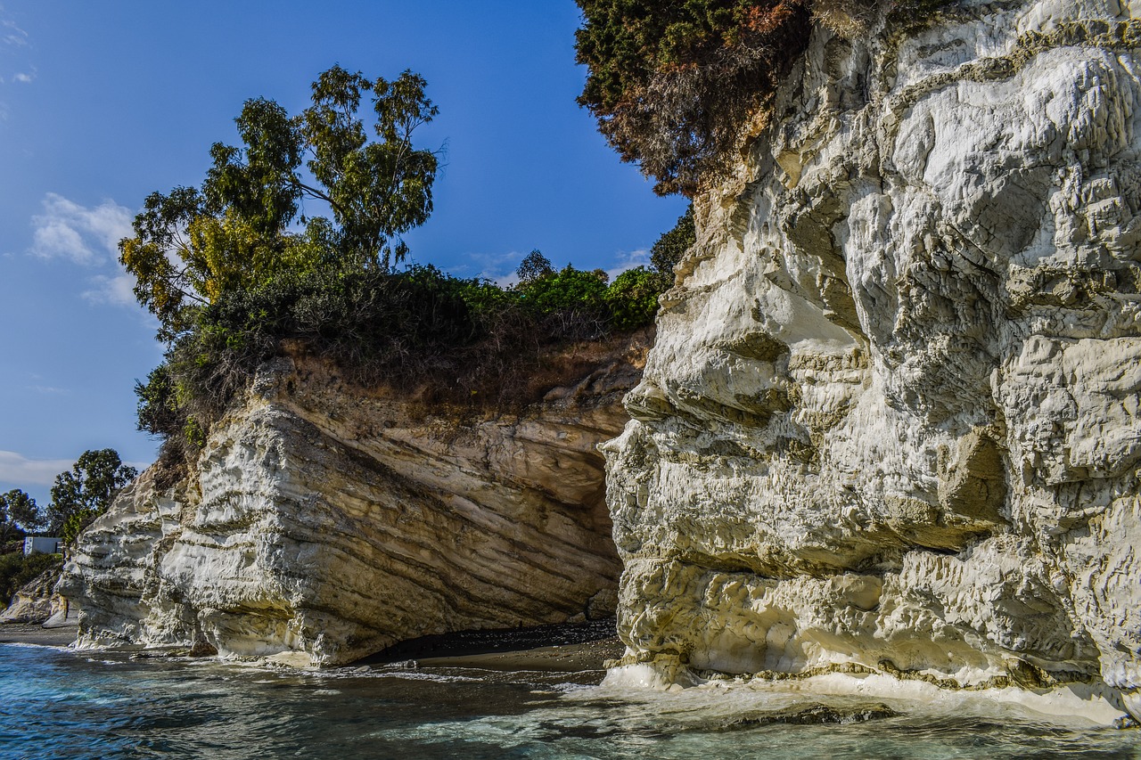 Cove, Papludimys, Rokas, Uolos, Geologija, Peizažas, Vaizdingas, Jūra, Gubernatoriaus Paplūdimys, Kipras