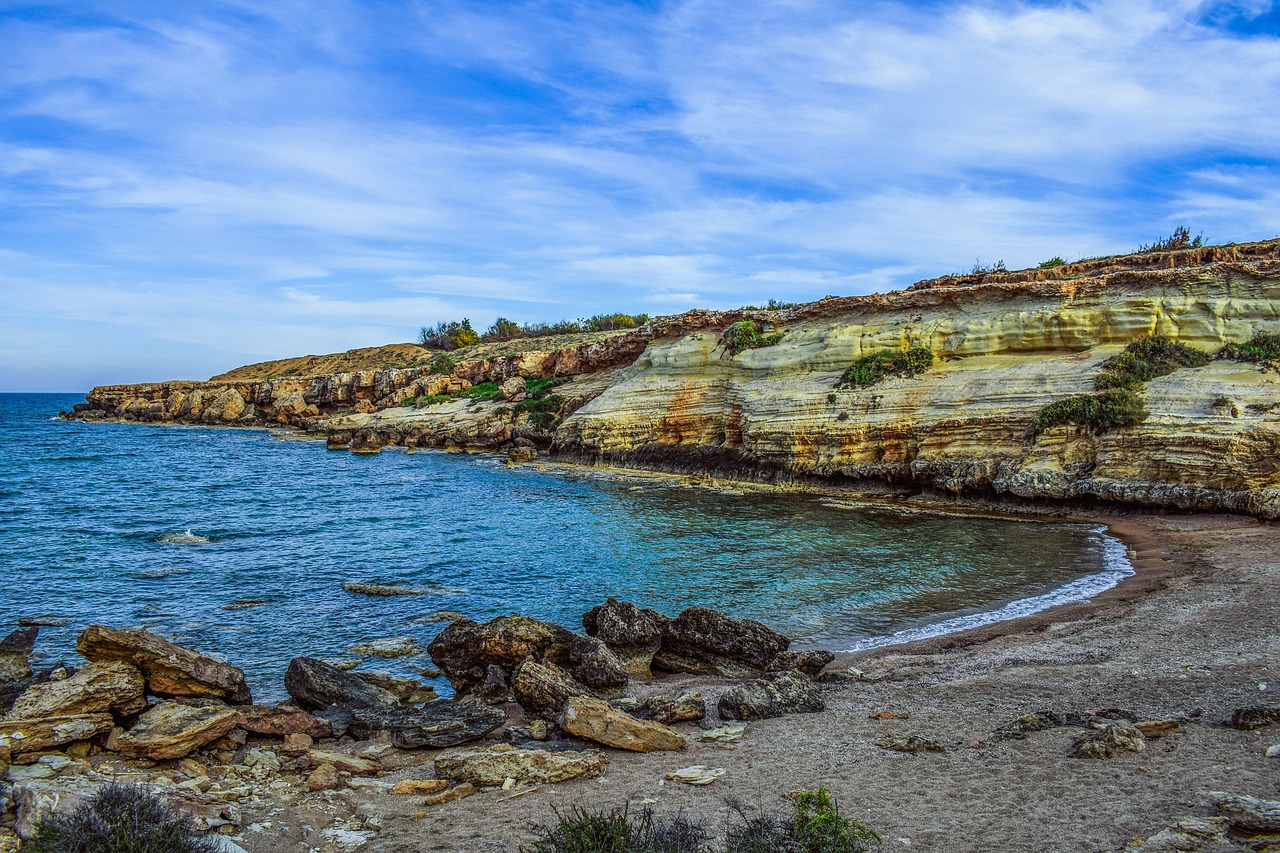 Cove, Papludimys, Uolos, Geologija, Kranto, Gamta, Formavimas, Kapparis, Kipras, Nemokamos Nuotraukos