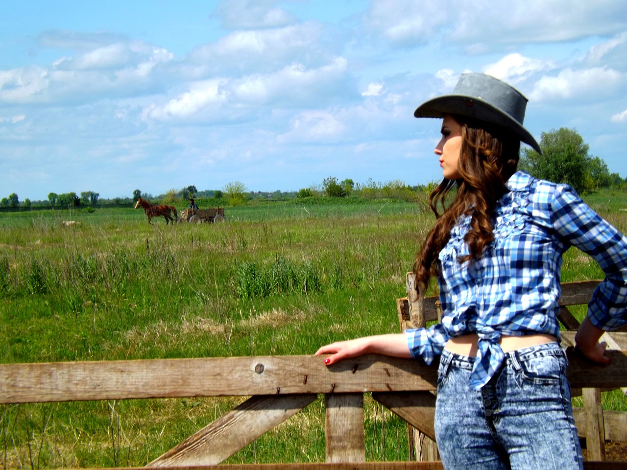 Cowgirl,  Laukiniai Vakarai,  Skrybėlės,  Grožis, Nemokamos Nuotraukos,  Nemokama Licenzija