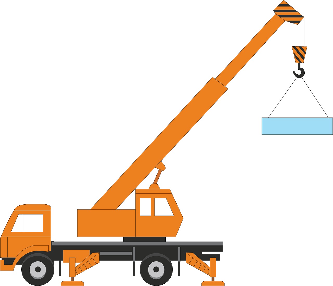 Kranas, Gabenimas, Automobilis, Industrija, Statybvietė, Nemokama Vektorinė Grafika, Nemokamos Nuotraukos,  Nemokama Licenzija