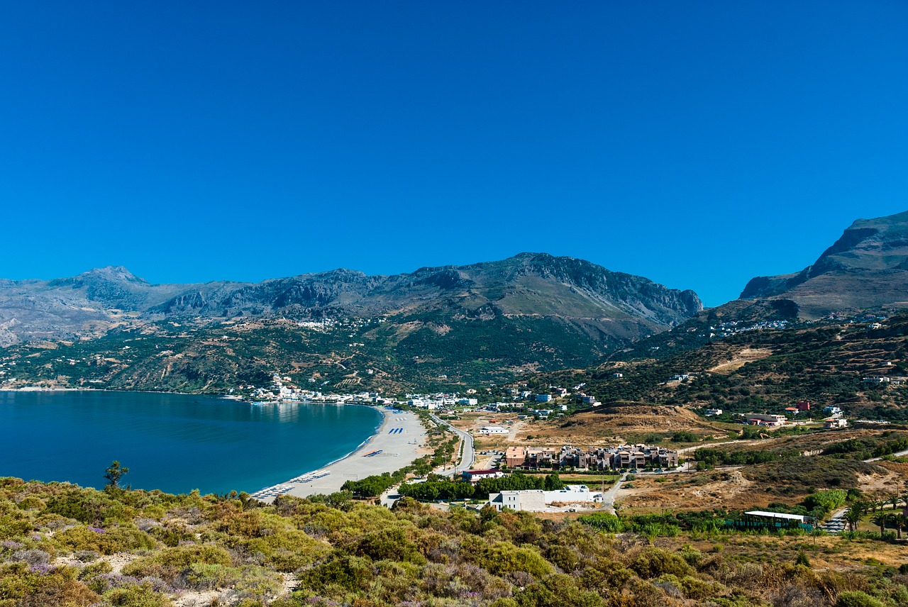 Crete, Plakias, Atostogos, Cove, Jūra, Vanduo, Papludimys, Nemokamos Nuotraukos,  Nemokama Licenzija