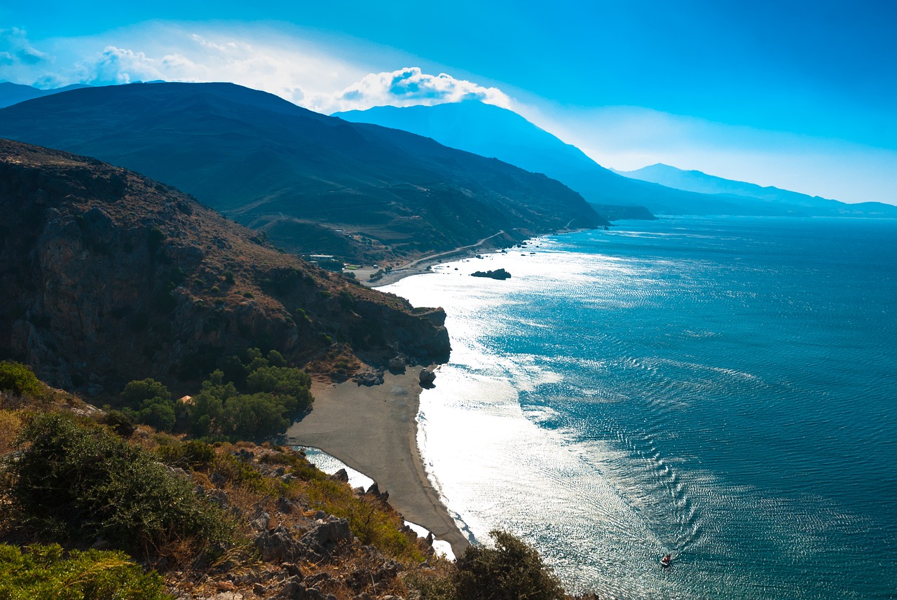 Crete, Preveli, Atostogos, Cove, Jūra, Vanduo, Papludimys, Nemokamos Nuotraukos,  Nemokama Licenzija