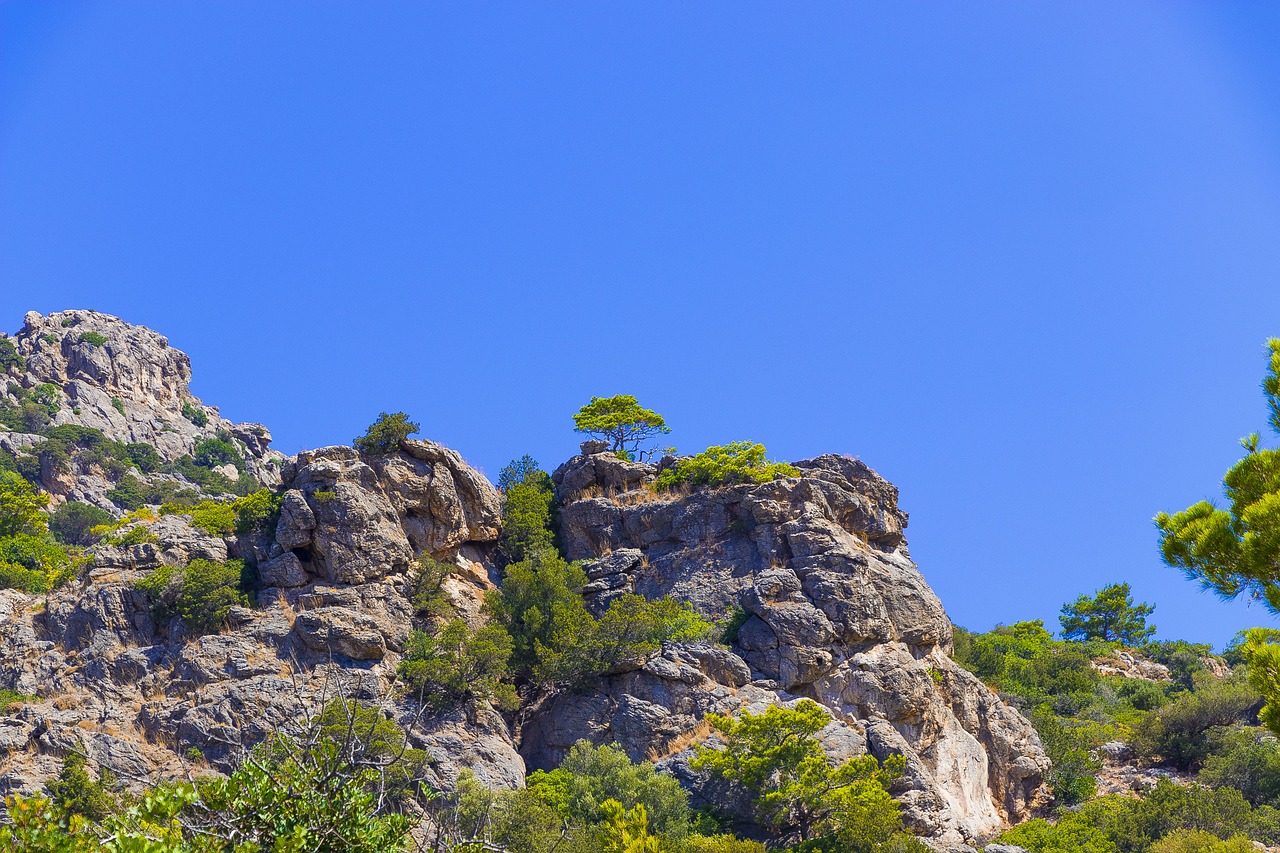 Crete, Graikija, Akmenys, Peizažai, Atostogos, Mėlynas, Vasara, Saulė, Oras, Šventė