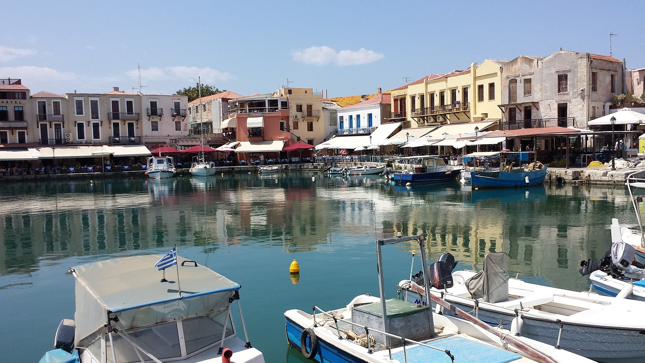 Crete, Venetian Port, Rethymno, Nemokamos Nuotraukos,  Nemokama Licenzija