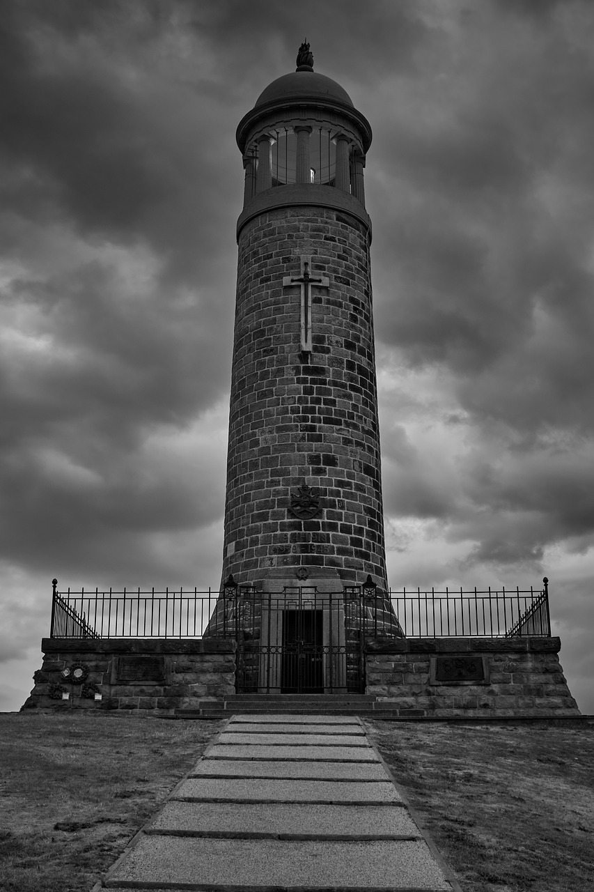 Crich,  Memorial,  B W,  Derbyshire,  Architektūra,  Akmuo,  Statybos,  Bokštas,  Karas,  Prisiminimas