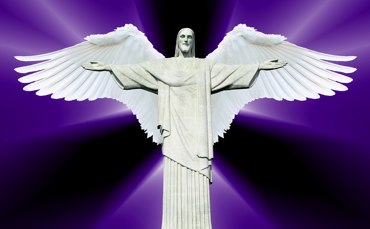 Cristo Redentor,  Rio De Žaneiras,  Kristus,  Jėzus,  Šventoji,  Angel,  Sparnas,  Palaiminimas,  Statula,  Skulptūra