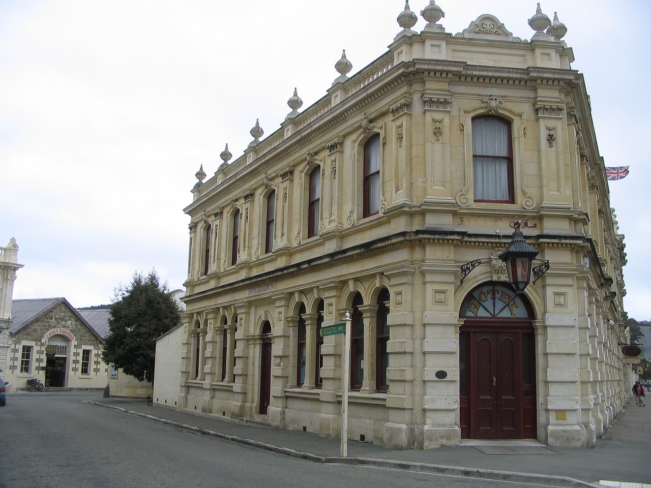 Kriterijus Viešbutis, Oamaru, Naujoji Zelandija, Architektūra, Pastatas, Naujas, Zealand, Sala, Į Pietus, Akmuo