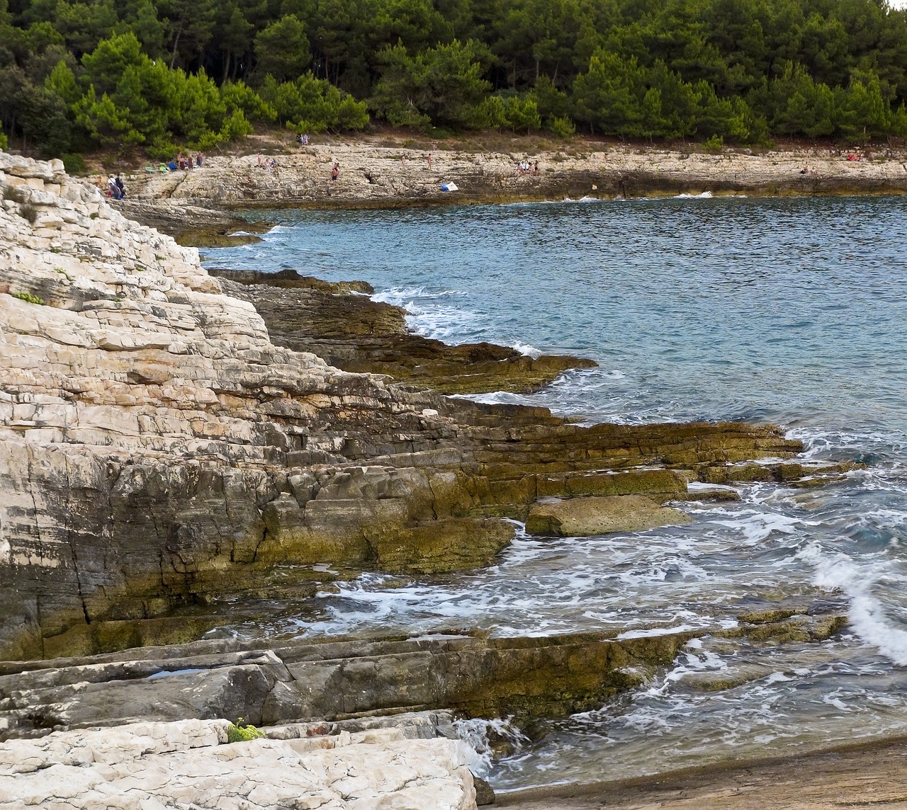 Kroatija, Jūra, Kamenjak, Istria, Kranto, Rokas, Viduržemio Jūros, Nemokamos Nuotraukos,  Nemokama Licenzija