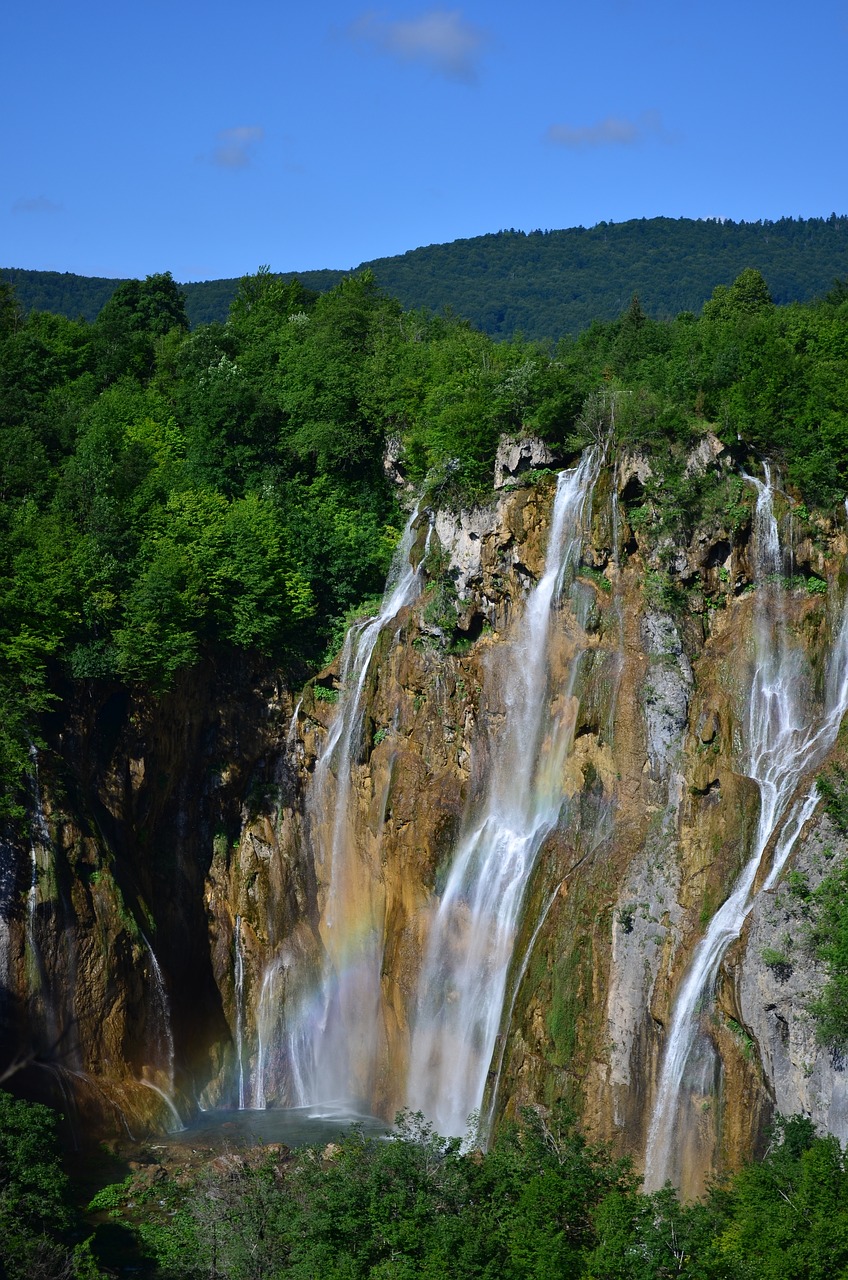 Kroatija, Ežeras, Kalnas, Dangus, Krioklys, Nemokamos Nuotraukos,  Nemokama Licenzija