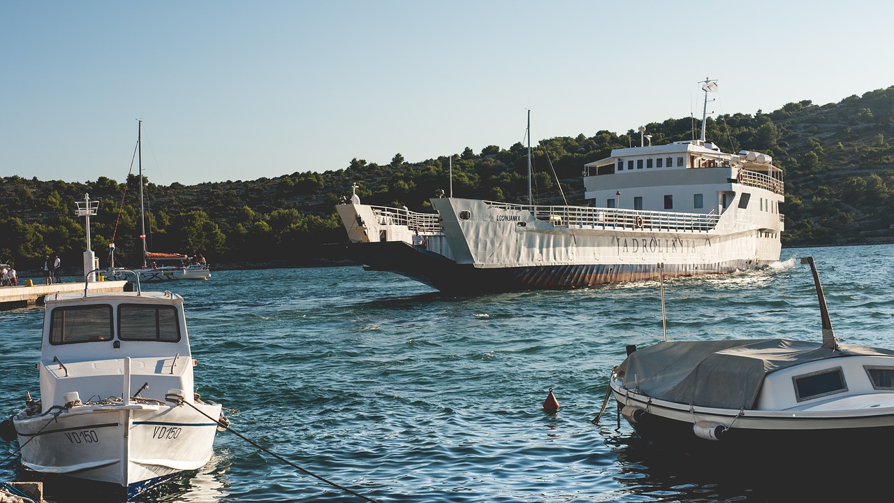 Kroatija, Keltas, Jūra, Kruizinis Laivas, Turizmas, Haven, Laivas, Krantas, Uostas, Laivai