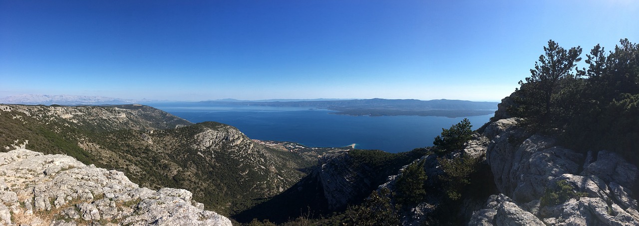 Kroatija, Brać, Jūra, Vasara, Kraštovaizdis, Salos, Šventė, Vivora Gora, Kalnas, Auksinis Ragas