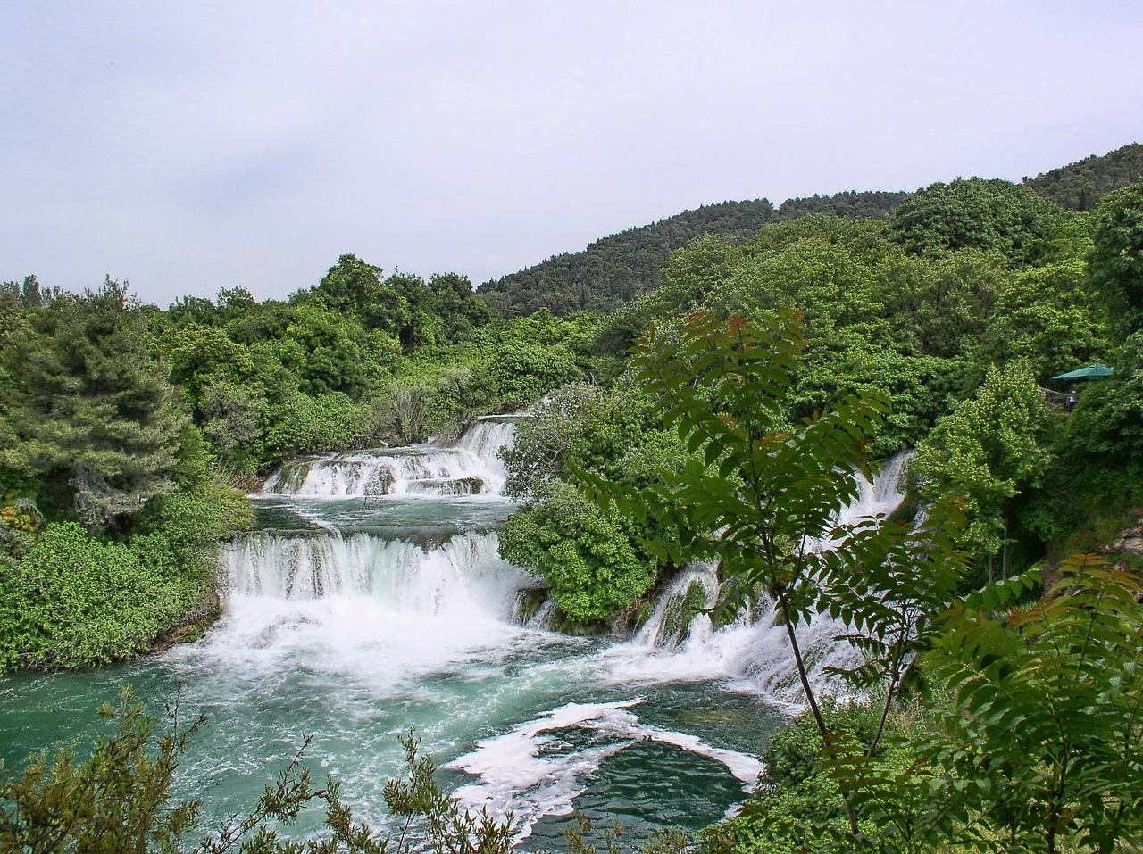 Kroatija, Nacionalinis Parkas, Krka, Kriokliai, Kaskados, Vanduo, Miškas, Upė, Vandens Telkiniai, Nemokamos Nuotraukos