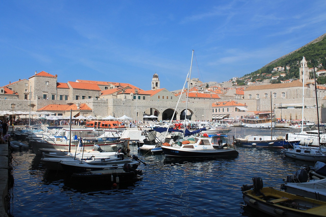 Kroatija, Dubrovnik, Senas Uostas, Nemokamos Nuotraukos,  Nemokama Licenzija