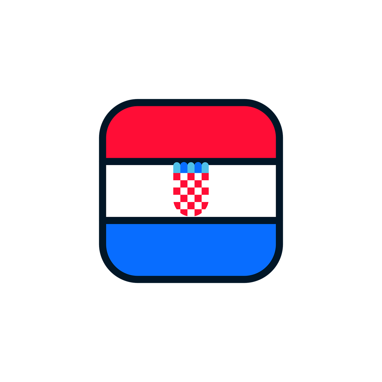 Kroatija,  Kroatija Piktograma,  Kroatija Vėliavos,  Pasaulio Taurės Rusija,  Futbolas,  Futbolo,  Komandos,  Puodelio,  Puodelio 2018,  Rusija 2018