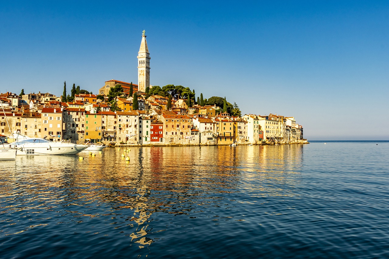 Kroatija,  Rovinj,  Peržiūrėti,  Jūra,  Uostas, Nemokamos Nuotraukos,  Nemokama Licenzija