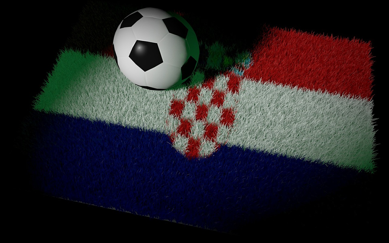Kroatija, Futbolas, Pasaulio Taurė, Pasaulio Čempionatas, Nacionalinės Spalvos, Futbolo Rungtynės, Vėliava, Velėna, Nemokamos Nuotraukos,  Nemokama Licenzija
