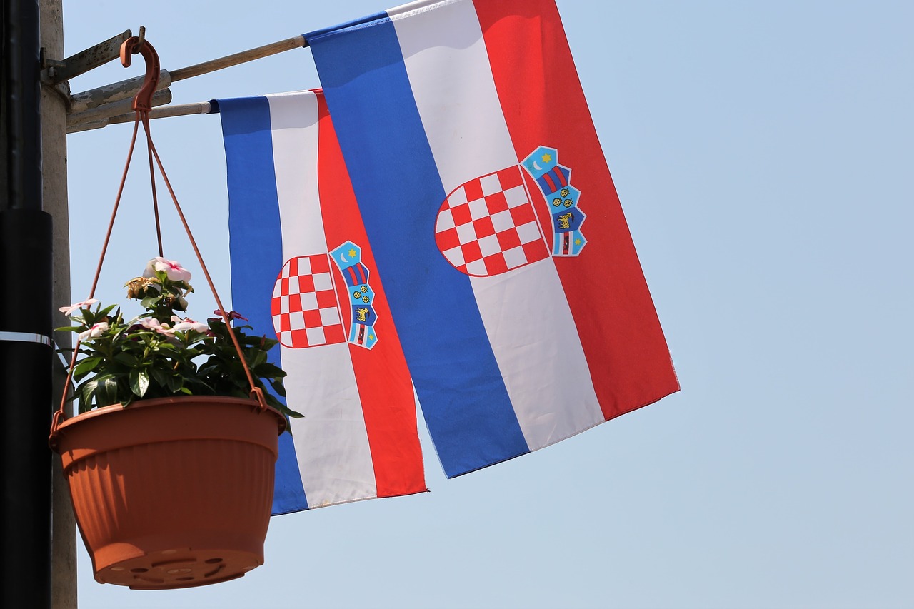 Kroatų Vėliavos,  Šalis,  Oficiali,  Apdaila, Nemokamos Nuotraukos,  Nemokama Licenzija