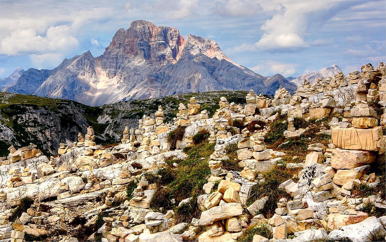 Kroda Rossa, Dolomitai, Kalnai, Italy, South Tyrol, Alpių, Alpių Panorama, Vaizdas, Gamta, Kraštovaizdis