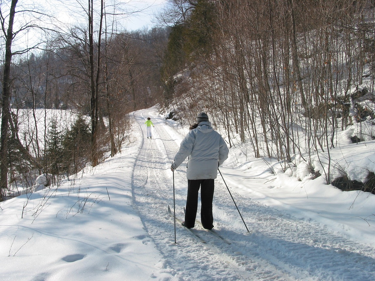 Dviračių Slidinėjimas, Sniegas, Žiema, Šaltas, Ontarijas, Kanada, Šalis, Sportas, Gamta, Visur