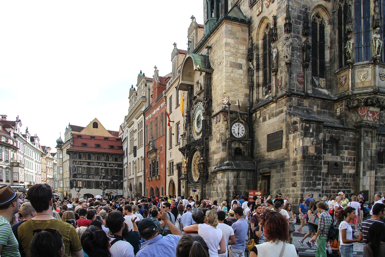 Minios, Žmonių Grupė, Žmogus, Asmeninis, Senamiestis, Prague, Miesto Rotušė, Nemokamos Nuotraukos,  Nemokama Licenzija