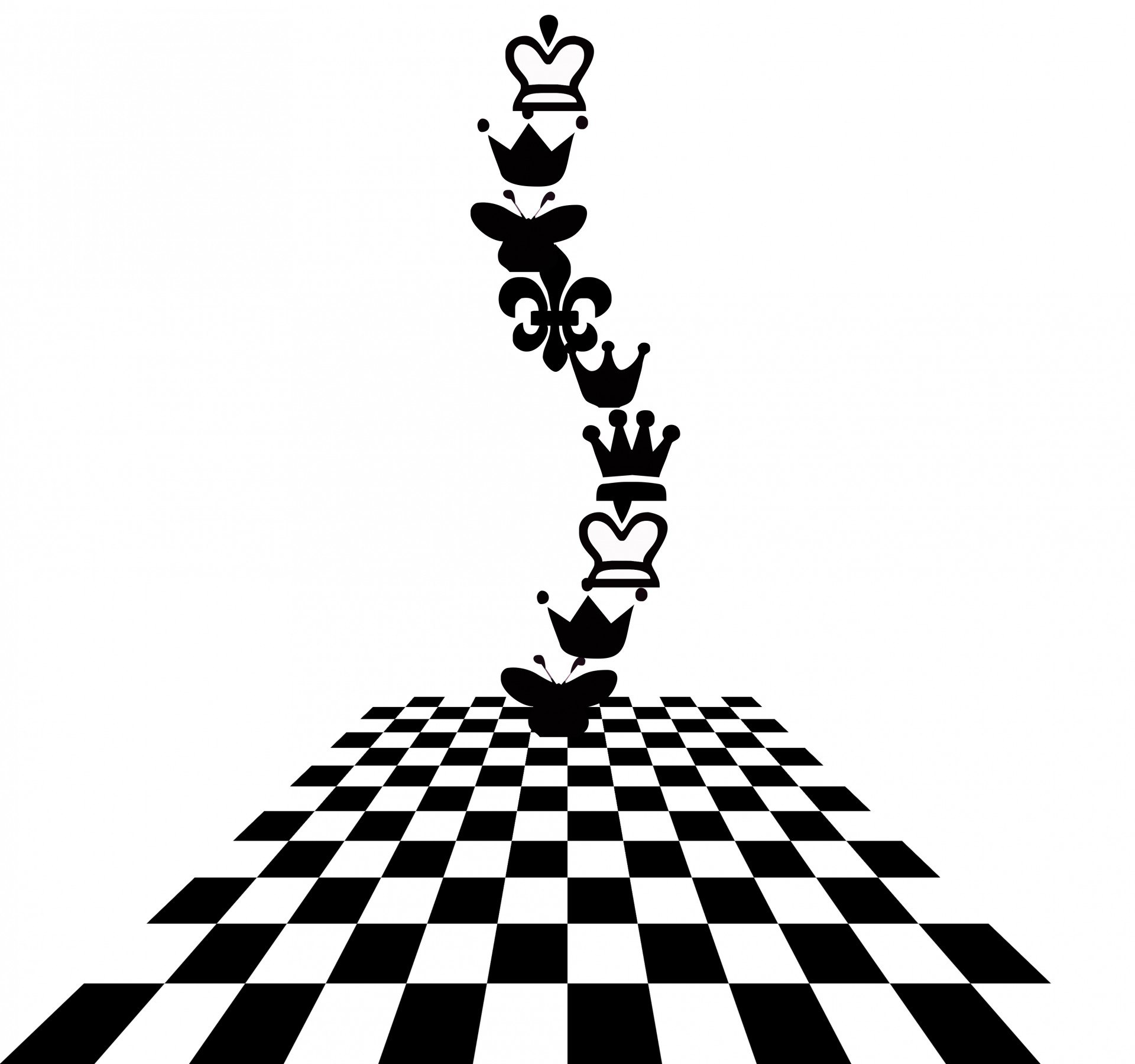Šachmatai,  Vainikėliai,  Karalius,  Karaliai,  Šaškių Lentelė,  Epinis,  Perspektyva,  Juoda,  Balta,  Laimėti