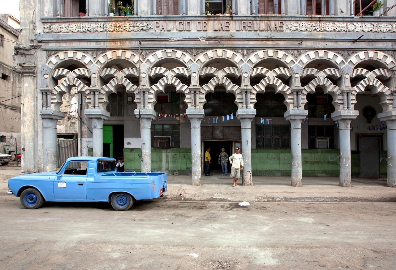 Kuba, Havana, Automatinis, Oldtimer, Crom, Klasikinis, Retro, Retenybė, Fasadas, Namai