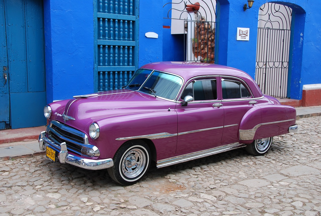 Kuba, Automobilis, Seni Automobiliai, Amerikietis, Havana, Nemokamos Nuotraukos,  Nemokama Licenzija