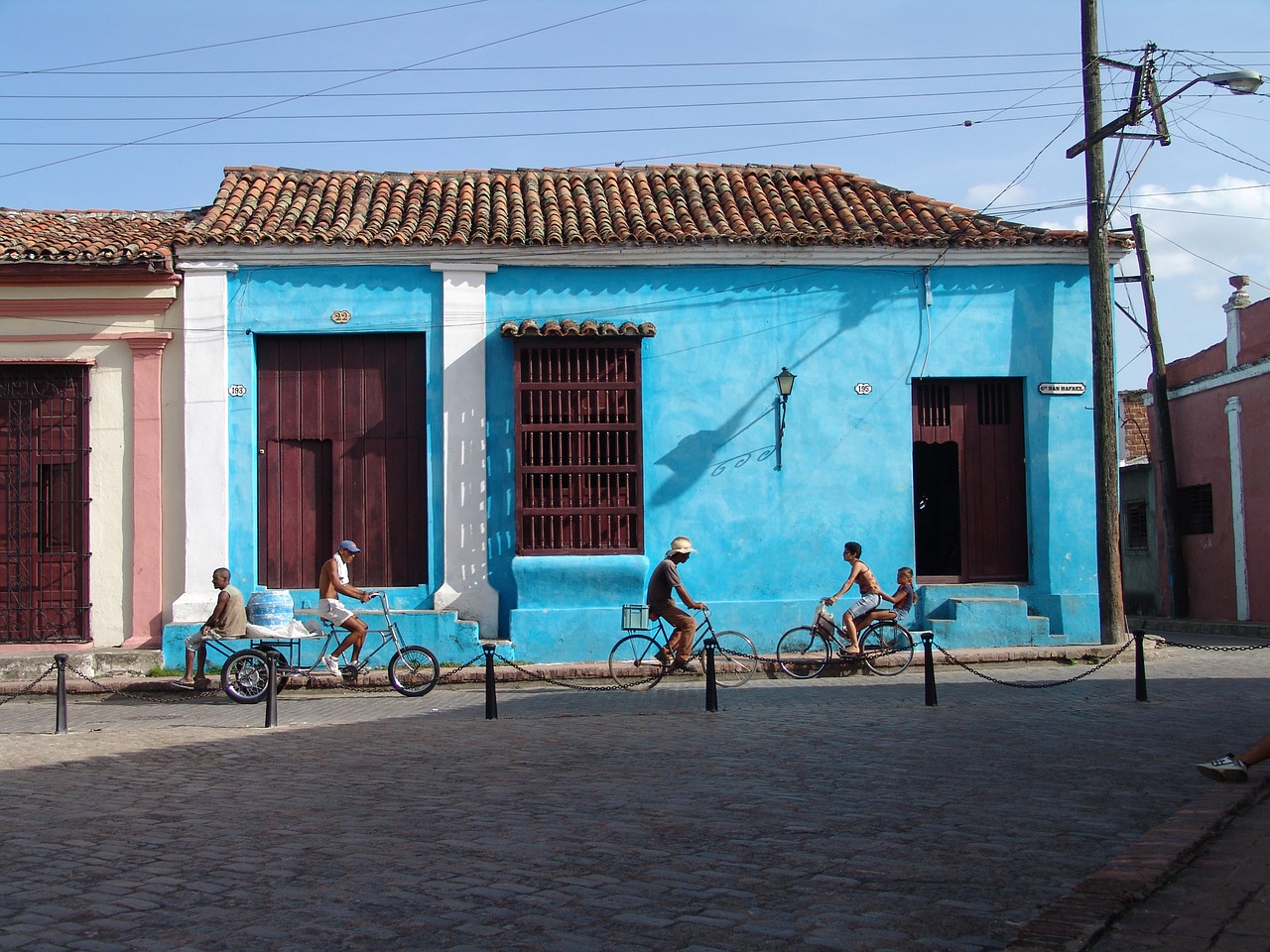 Kuba, Ciklą, Senas Namas, Mėlynas Namas, Nemokamos Nuotraukos,  Nemokama Licenzija