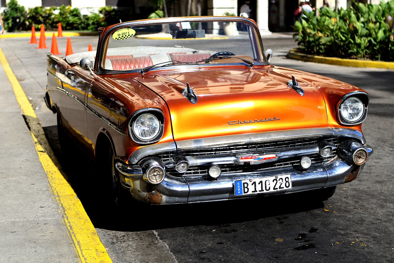 Kuba, Havana, Automobilis, Senas, Habana, Karibai, Miestas, Vintage, Turizmas, Istorinis