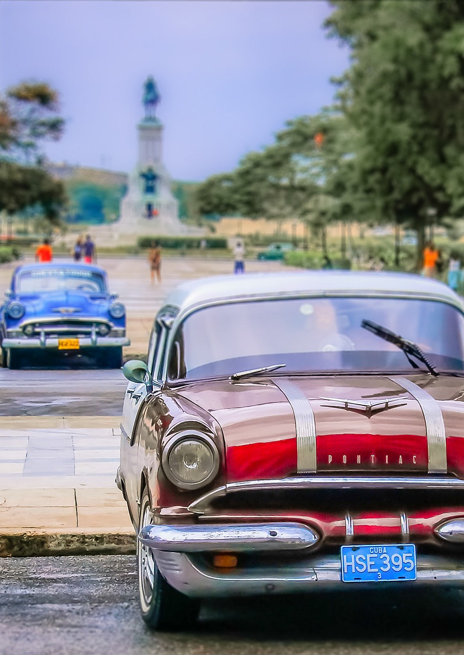 Kuba, Amerikietiškas Automobilis, Amerikietis, Havana, Klasikinis, Senas, Automobilis, Gabenimas, Transportas, Turizmas