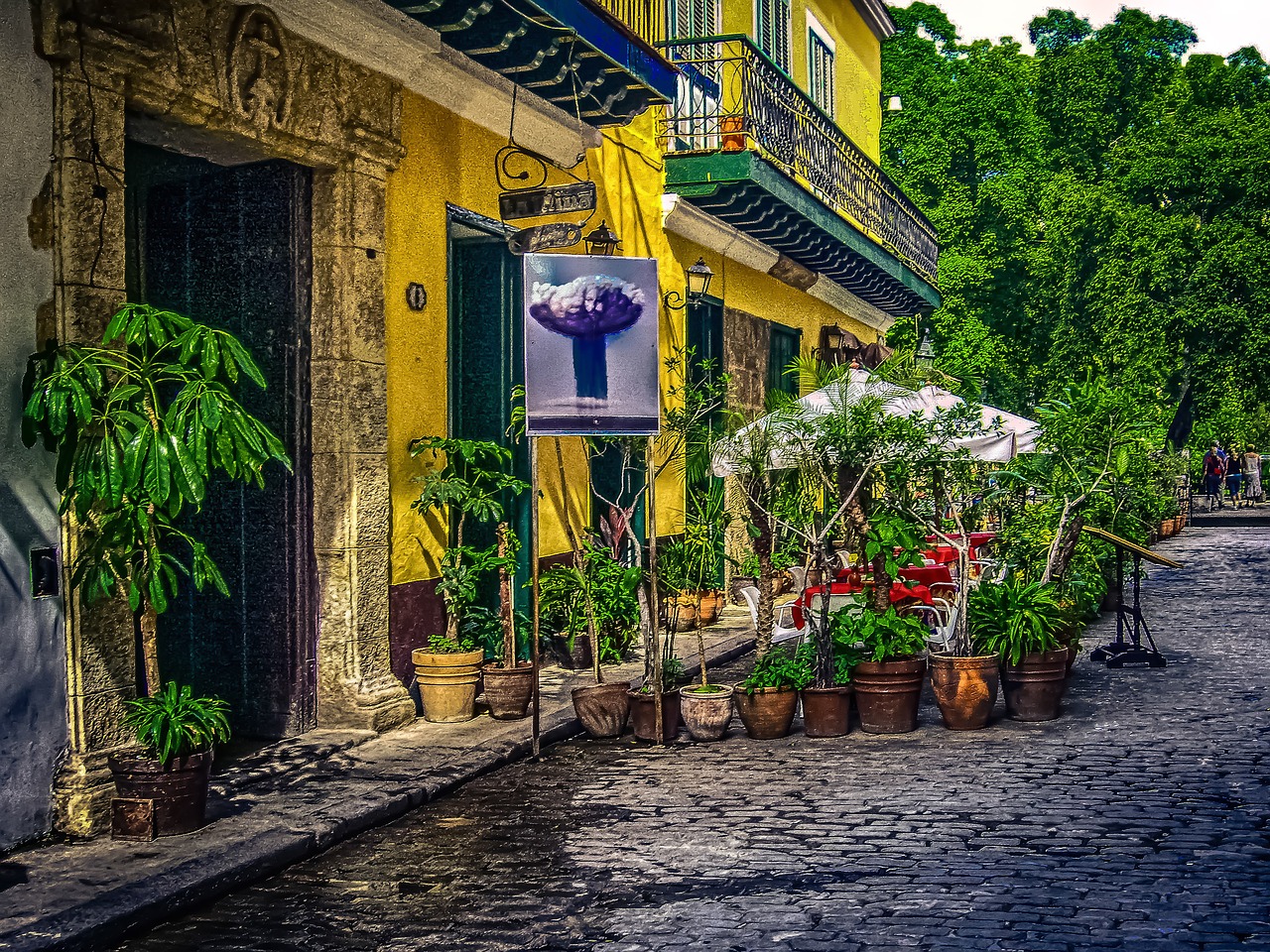 Kuba, Gatvė, Tradicinis, Miesto, Turizmas, Spalvinga, Havana, Istorinis, Ekskursijos, Tipiškas
