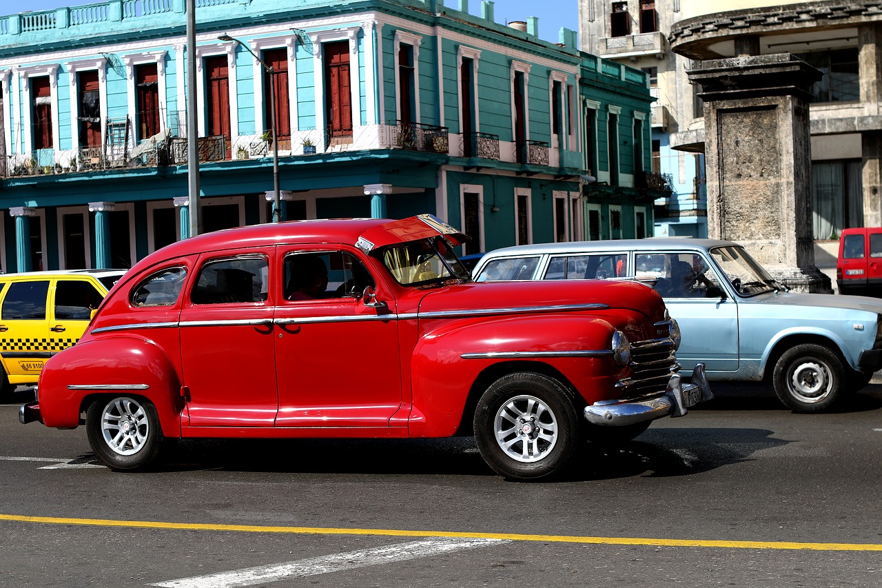 Kuba, Automobiliai, Vintage, Havana, Senas, Retro, Amerikietis, Klasikinis, Karibai, Gabenimas