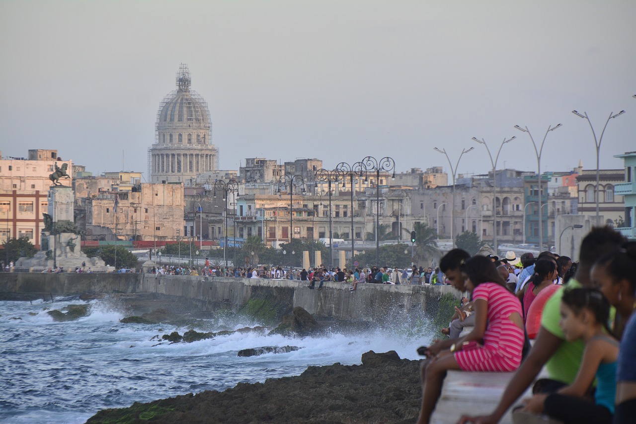Kuba, Havana, Malecón, Architektūra, Senas, Miestas, Habana, Kelionė, Karibai, Turizmas
