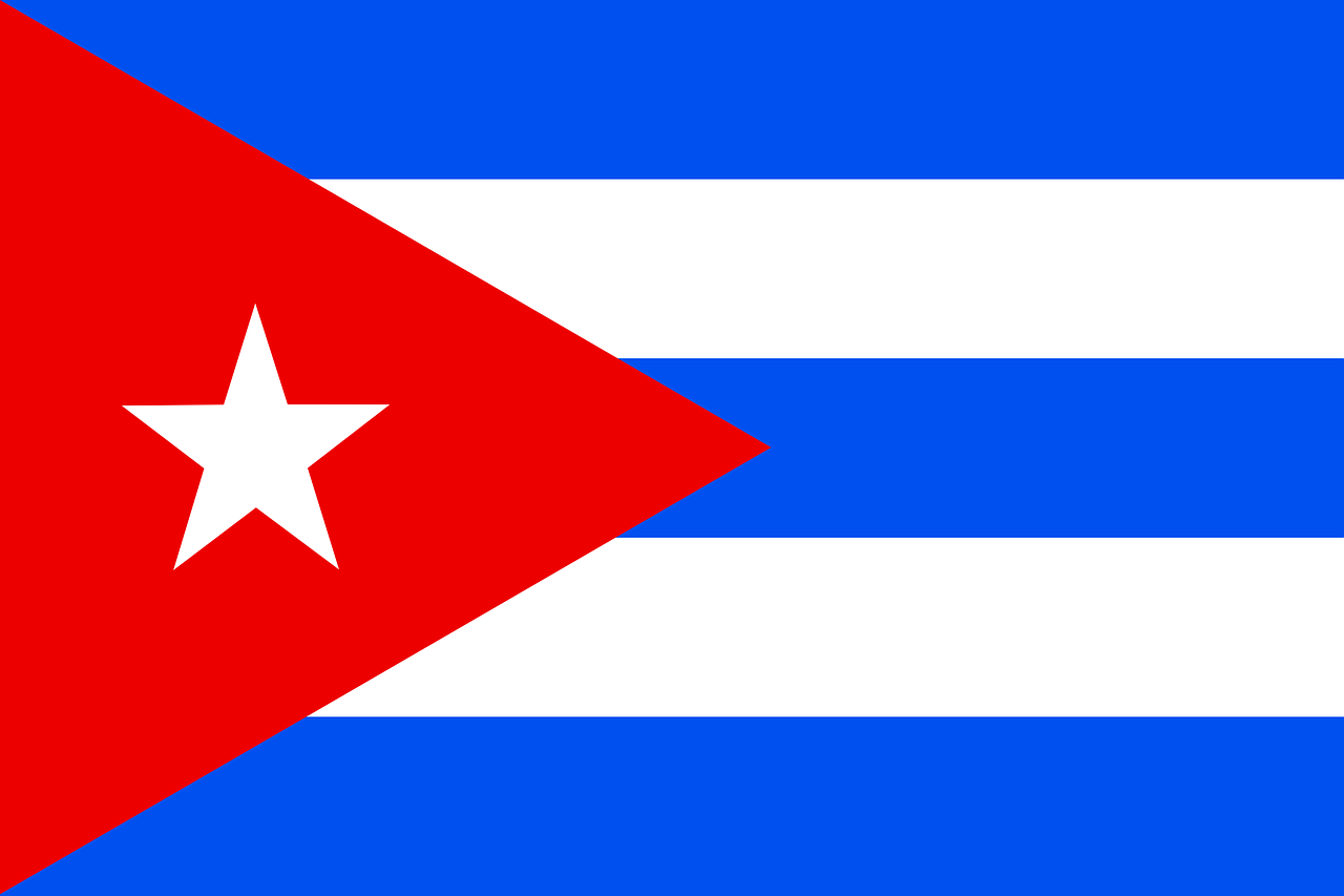 Kuba, Vėliava, Kubos, Nacionalinis, Karibai, Simbolis, Šalis, Tauta, Ženklas, Nemokama Vektorinė Grafika