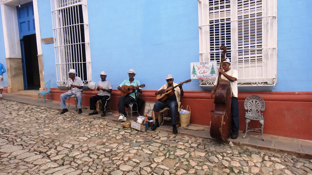Kuba, Trinidadas, Muzika, Grupė, Spalvotas Fasadas, Nemokamos Nuotraukos,  Nemokama Licenzija