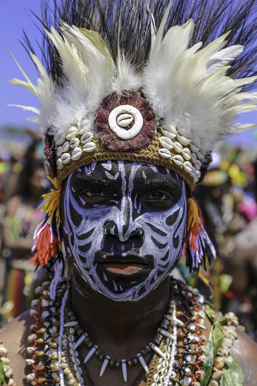 Kultūra, Veido Dažai, Kultūrinis, Gražus, Karys, Papua Naujoji Gvinėja, Nemokamos Nuotraukos,  Nemokama Licenzija