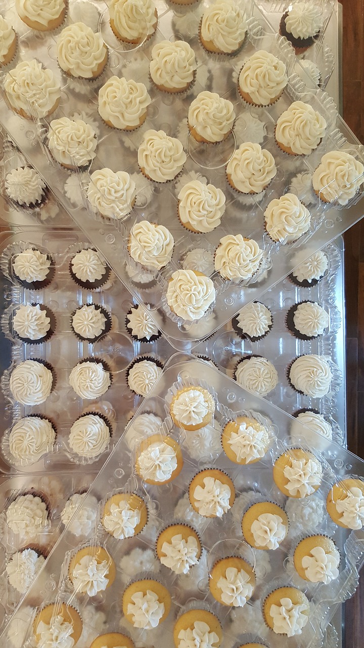 Cupcakes, Pristatymas, Krūva, Nemokamos Nuotraukos,  Nemokama Licenzija