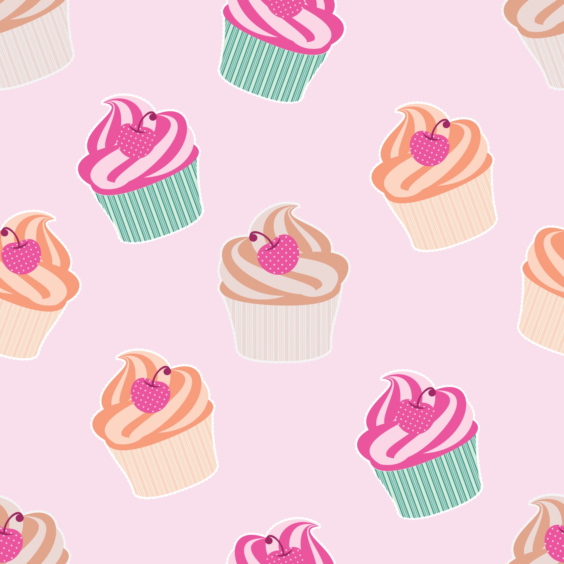 Cupcake,  Cupcakes,  Tortas,  Pyragai,  Spalvinga,  Graži,  Rožinis,  Vyšnia,  Vyšnios,  Žalias