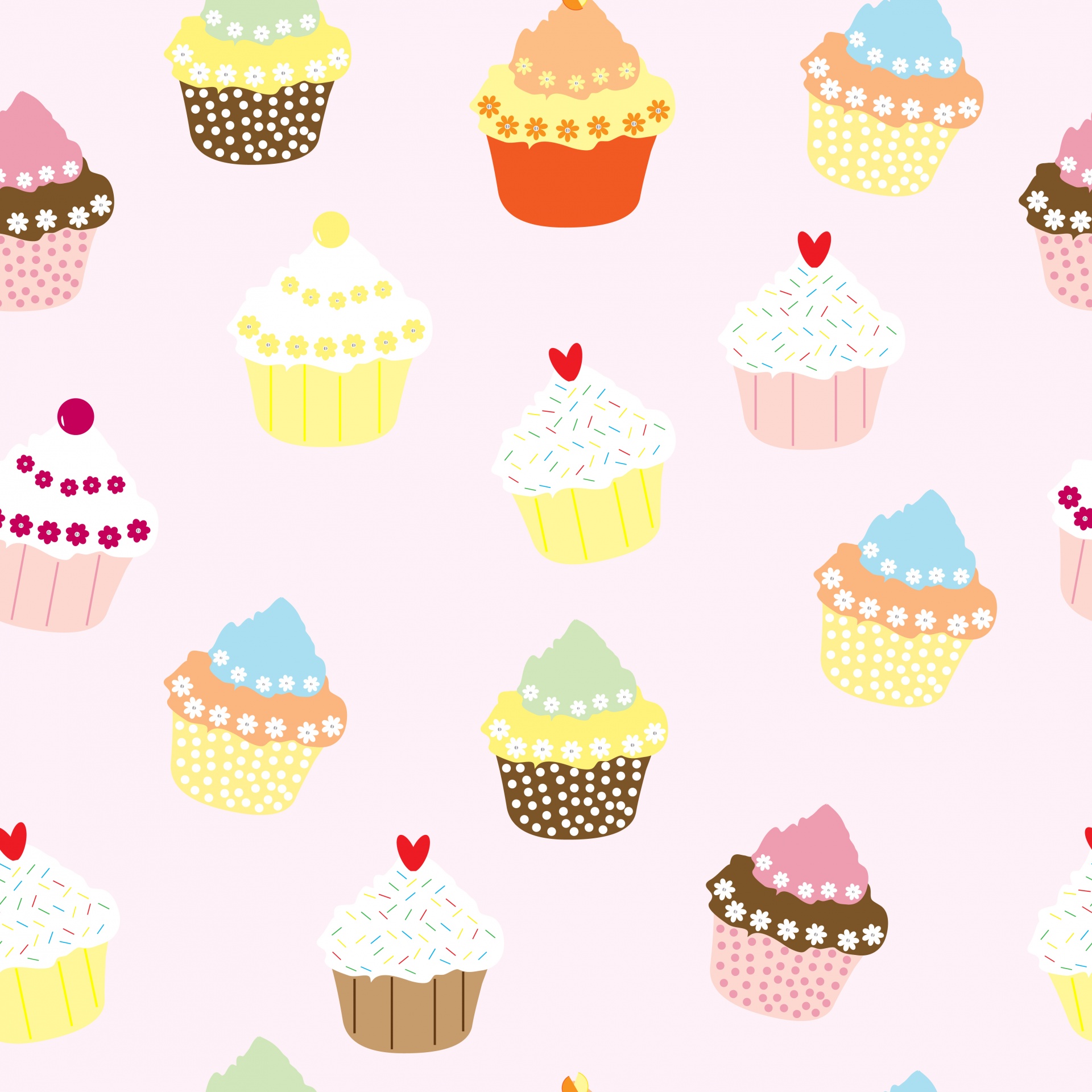Cupcake,  Cupcakes,  Pyragai,  Tapetai,  Popierius,  Fonas,  Mielas,  Rožinis,  Saldus,  Gydyti