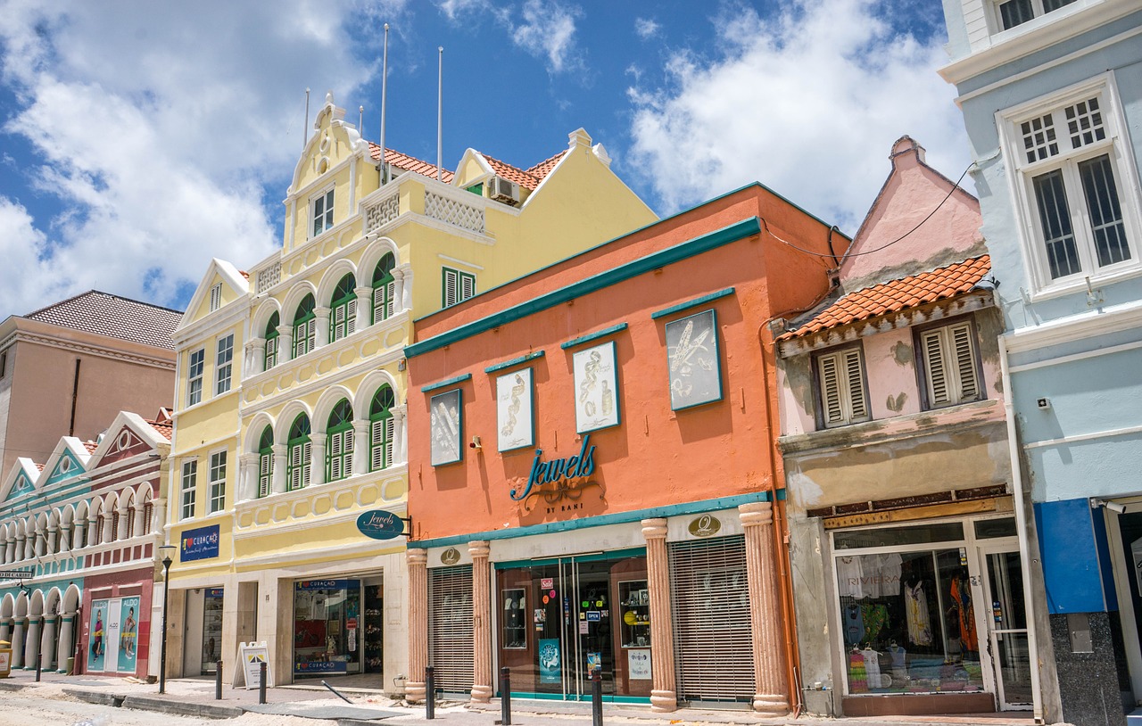 Curacao, Miestas, Architektūra, Miestas, Antilai, Vilemstadas, Karibai, Pastatas, Spalvinga, Olandų