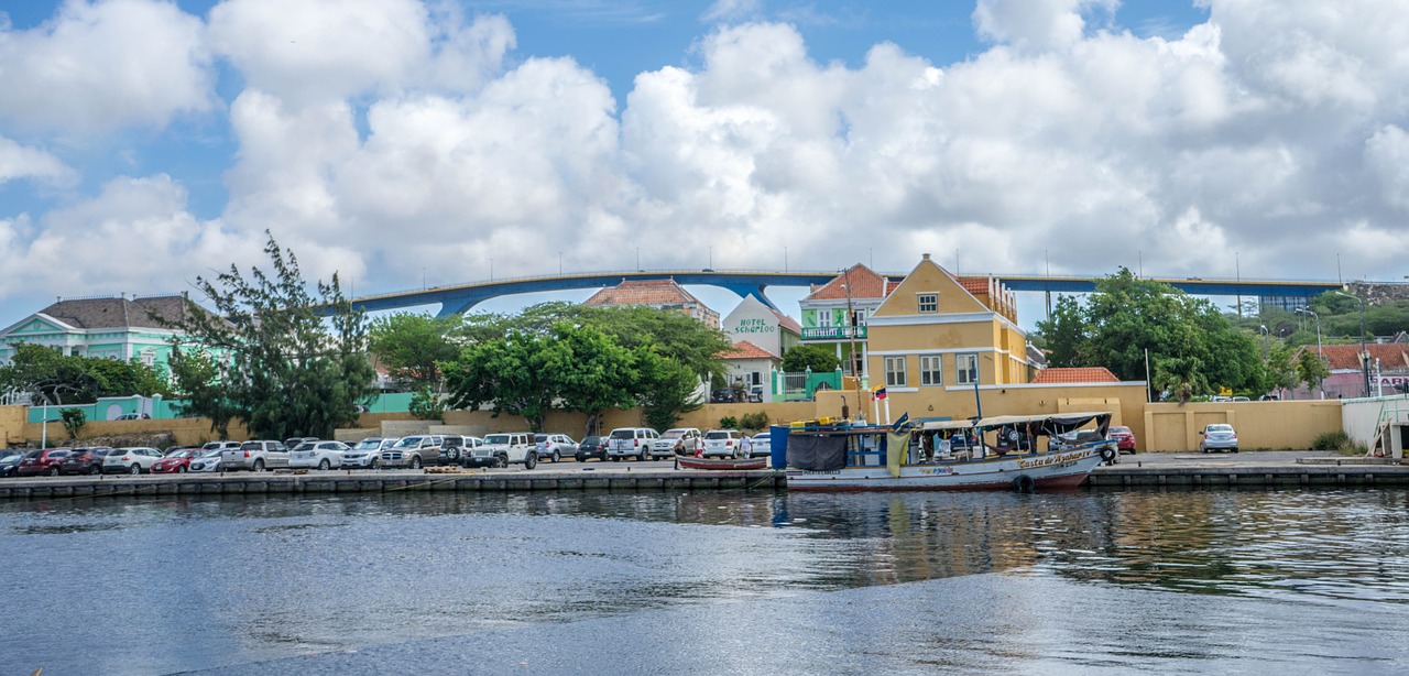 Curacao, Architektūra, Karibai, Antilai, Sala, Olandų, Vilemstadas, Pastatas, Spalvinga, Kelionė