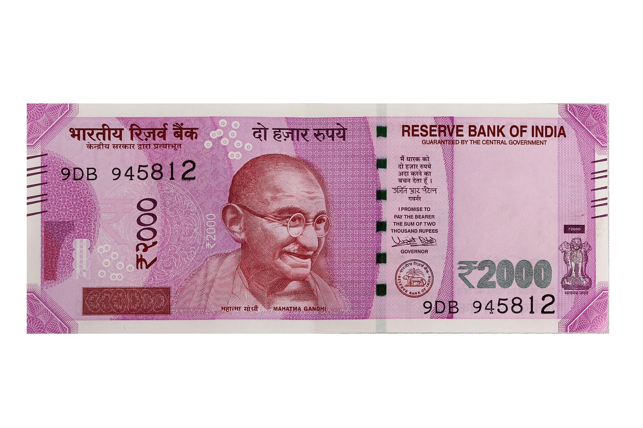Valiuta, Indija, Nauja Valiuta, Pinigai, Rupija, Pinigai, Ekonomika, Banknotas, Finansinis, Gandhi