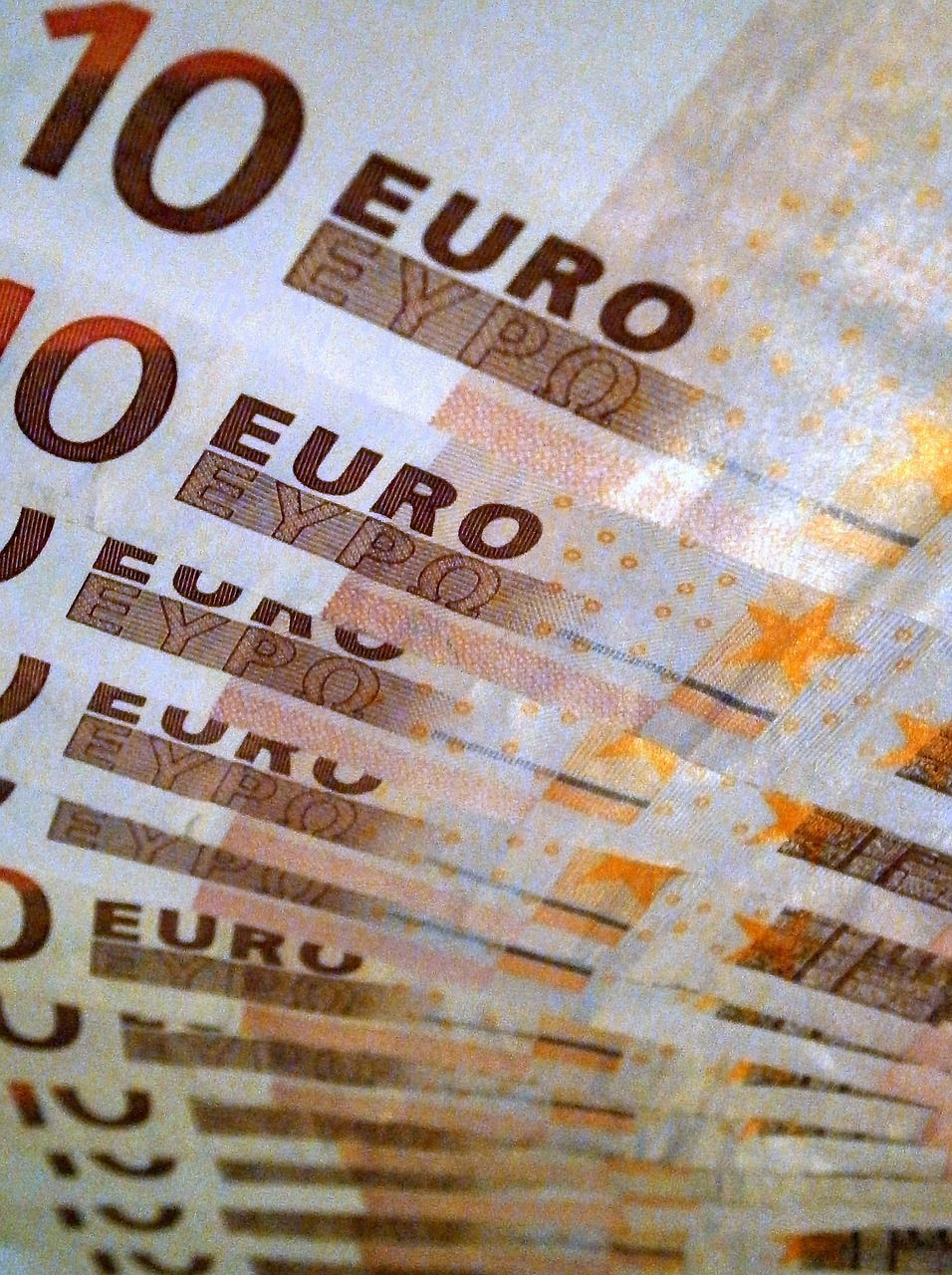 Valiuta, Euras, Pinigai, Dolerio Kupiūra, Sąskaitos, Žaisti Pinigus, Popierius, Popieriniai Pinigai, Finansai, Išpūstas