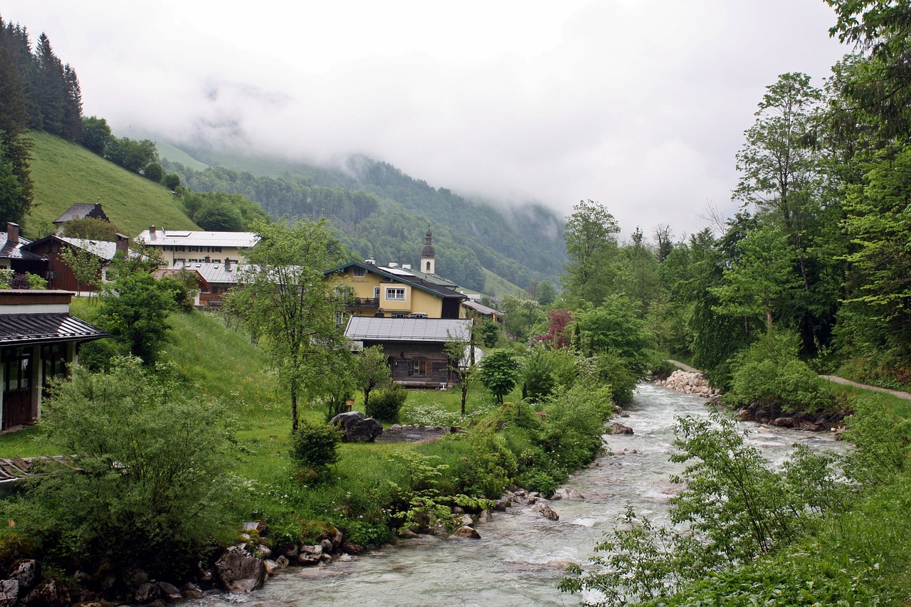 Dabartinis, Berchtesgadener Žemės, Ruhpolding, Rūkas, Alpių Žygiai, Pasivaikščiojimas, Bloga Oro Fotografija, Nemokamos Nuotraukos,  Nemokama Licenzija