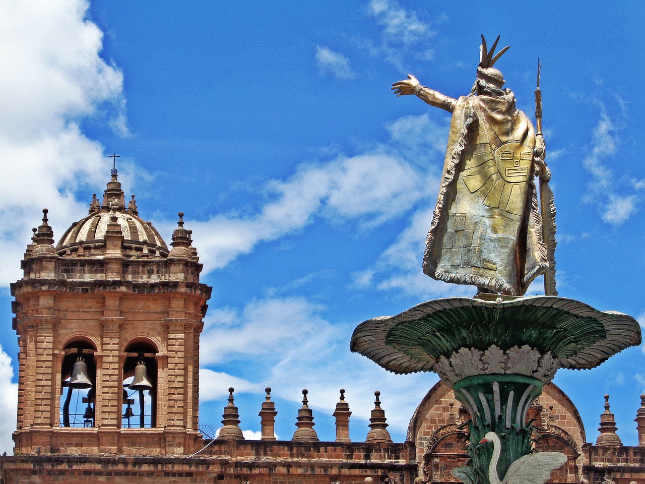 Cusco, Peru, Kolonijinė Architektūra, Statula, Nemokamos Nuotraukos,  Nemokama Licenzija