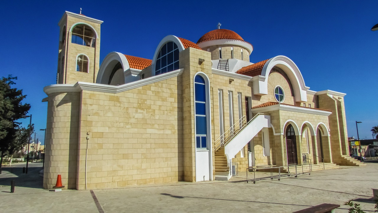 Kipras, Xylofagou, Bažnyčia, Ortodoksas, Nemokamos Nuotraukos,  Nemokama Licenzija