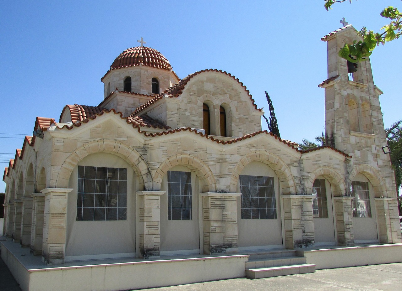 Kipras, Paralimni, Ayios Nektarios, Bažnyčia, Ortodoksas, Architektūra, Religija, Nemokamos Nuotraukos,  Nemokama Licenzija